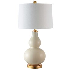 Настольная лампа с арматурой бежевого цвета Louvre Home LHTL7608 ivory