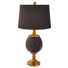Настольная лампа с плафонами чёрного цвета Louvre Home LHTL100