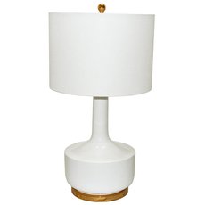 Настольная лампа с арматурой белого цвета Louvre Home 5037