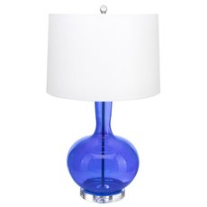 Настольная лампа с арматурой синего цвета Louvre Home LHLTL8245PQS