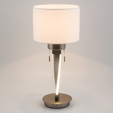 Настольная лампа с арматурой никеля цвета BOGATES 993