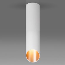 Точечный светильник с металлическими плафонами Elektrostandard DLN115 GU10 белый/золото
