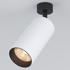 Точечный светильник с металлическими плафонами Elektrostandard Diffe белый/черный 15W 4200K (85266/01)
