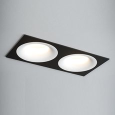 Точечный светильник Quest Light SINGLE LD white + Frame 02 black