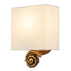 Бра с текстильными плафонами белого цвета Elstead Lighting FB-SWIRL-1S-G