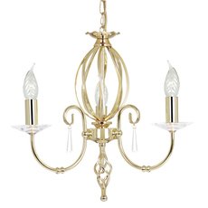 Люстра в кабинет Elstead Lighting AG3 POL BRASS