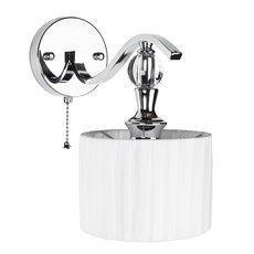 Бра с текстильными плафонами белого цвета Arte Lamp A4038AP-1CC