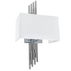 Бра с текстильными плафонами белого цвета Arte Lamp A5037AP-1CC